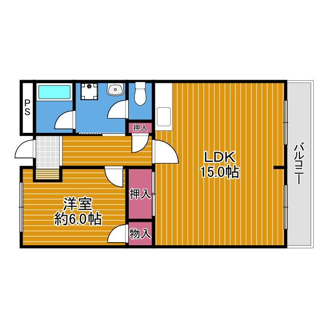 グランパティオ軽里の間取り