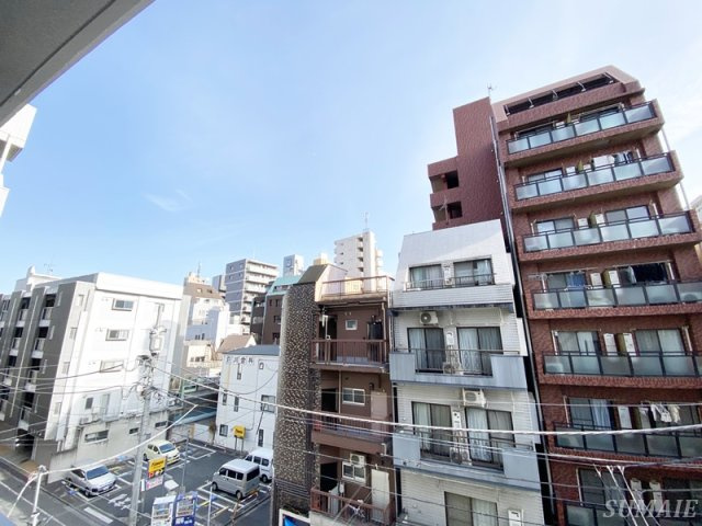 テラス駒込サウスの展望|バルコニーからの眺望です