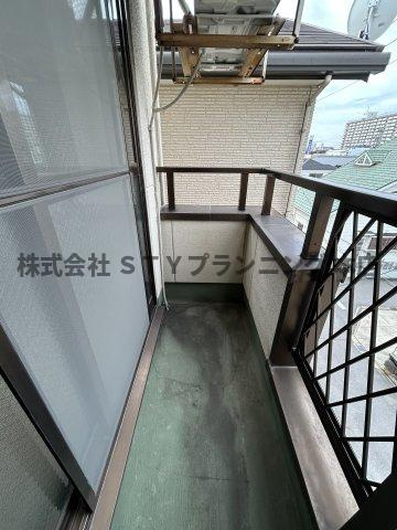 仲介手数料0円！サンハイツのバルコニー