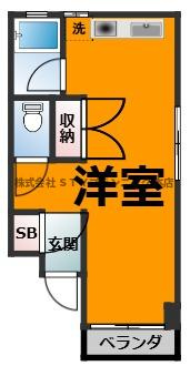 仲介手数料0円！サンハイツの間取り