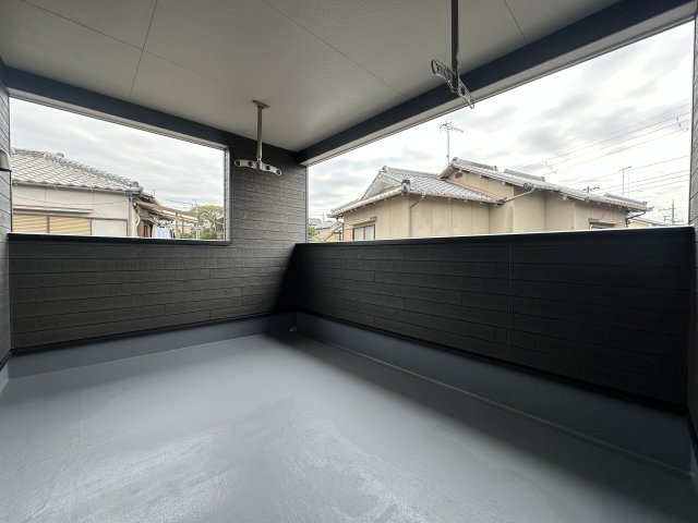明石市大久保町谷八木新築戸建９号棟のバルコニー