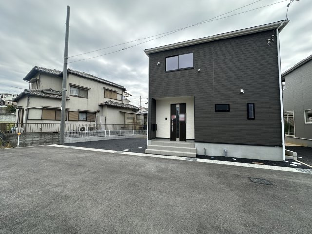 明石市大久保町谷八木新築戸建９号棟の前面道路含む現地写真
