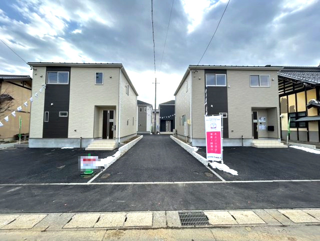 新築戸建　長野市稲里町中央1丁目　全4棟の外観|1号棟4号棟
