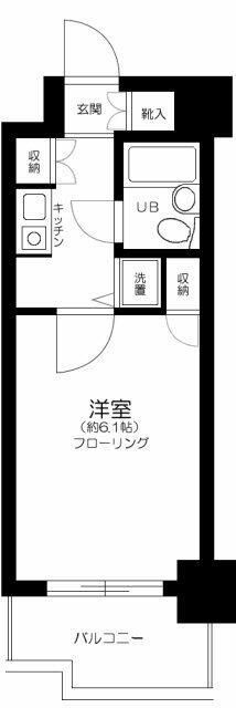 墨田区東墨田２丁目の賃貸マンションの間取り