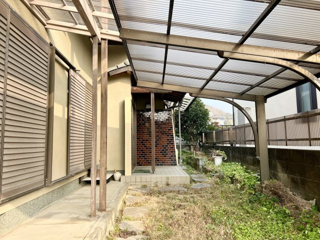 太子町東保　中古戸建の庭