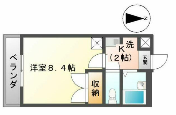 アリュールの間取り