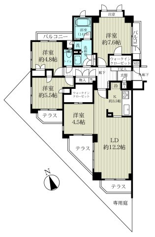 藤和ライブタウン新百合ヶ丘の間取り
