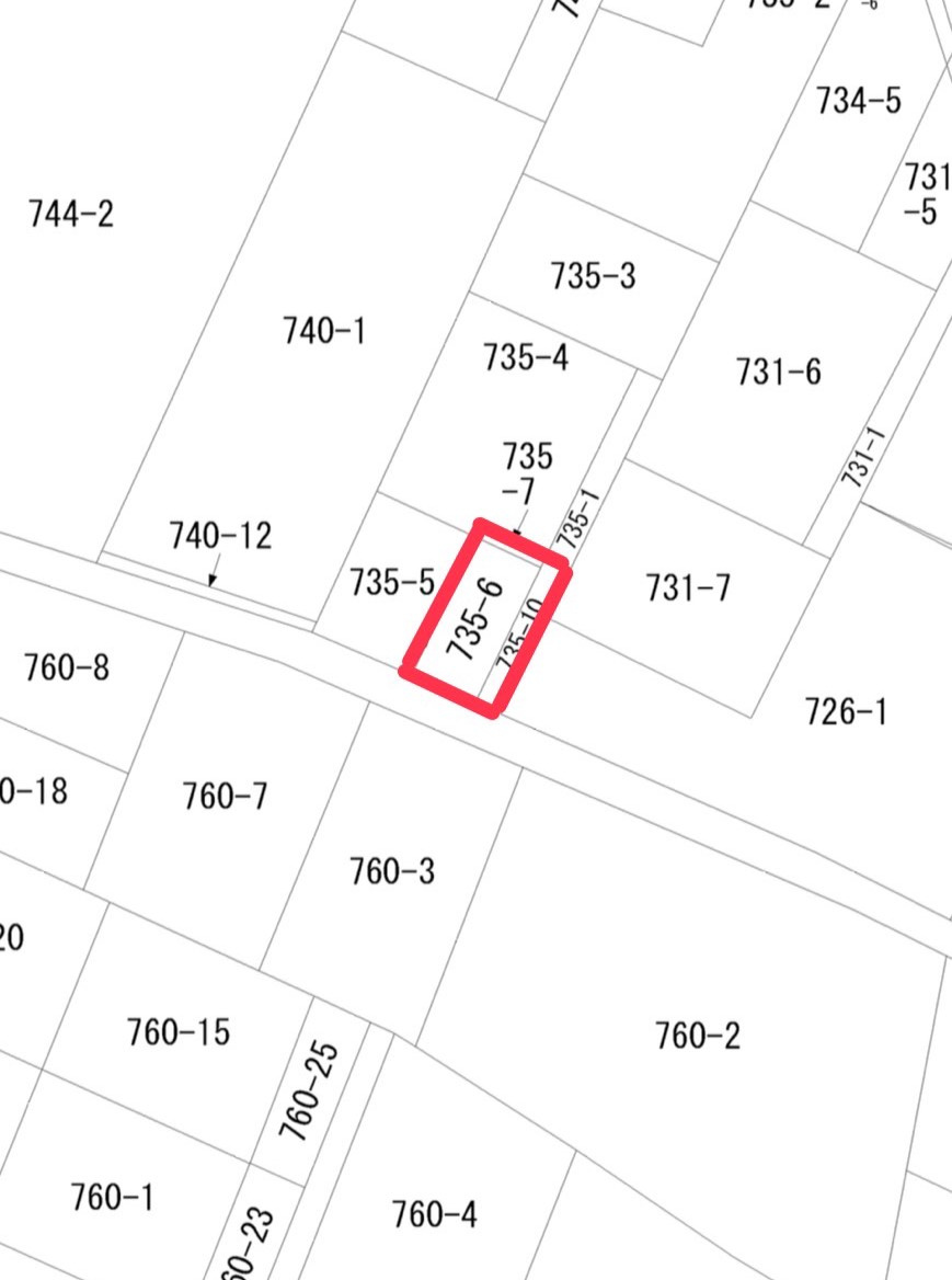 宇都宮市上横田町　土地の地図