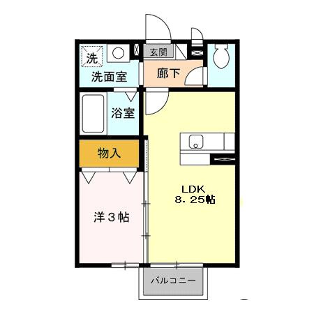 リーベC棟の間取り