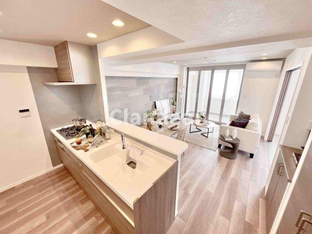 ヴェルビュ亀有のキッチン|ドキドキの新生活も、安心してスタート。ぴったりの住まいを見つけませんか？クランディアが一緒に住まい選びをサポートします‼　まずは、お気軽にお問合せください　＃クランディア