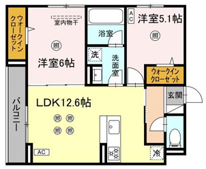 【間取り】 | Ｄ－ＲＯＯＭ板付