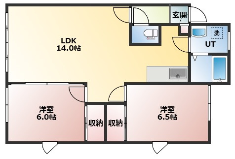 【間取り】 | 【CP対象】グリシーヌS | 間取りです
