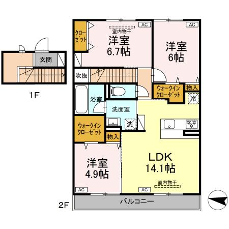 Vista Fujiの間取り