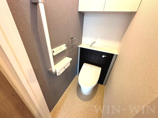 ヒカルサ豊橋東岩田 サウスのトイレ|イメージ（同施工会社同一モデルの写真です）