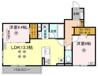 【間取り】 | Ｄ－ＲＯＯＭ板付