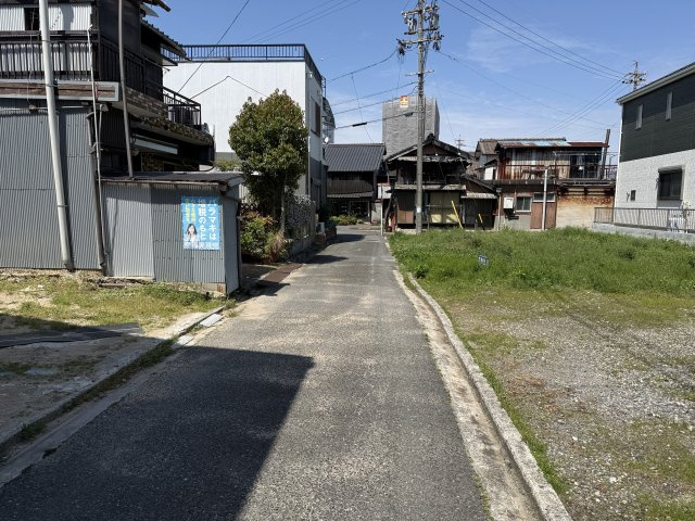 常滑市大野町6丁目　売地の前面道路含む現地写真|前面道路