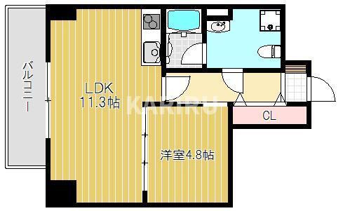 アクエルド緑地公園の間取り