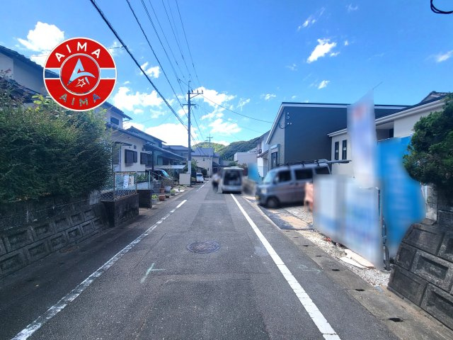 筑紫野市大字吉木第2-1棟（1号棟）の外観|前面道路含む現地の写真です。