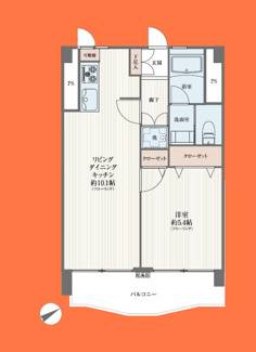 【間取り】 | クレールメゾン品川