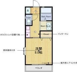 ハイム船橋A棟の間取り