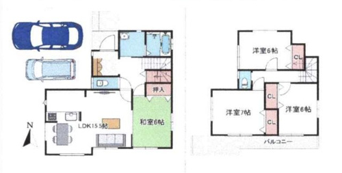 毛呂山町目白台4丁目　中古戸建の画像