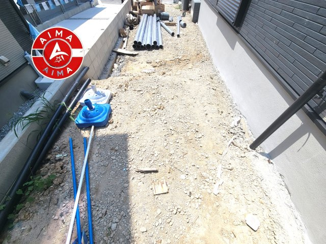 春日市弥生2丁目第2-2棟(5号棟)の庭|お庭で自由な時間を過ごせます。