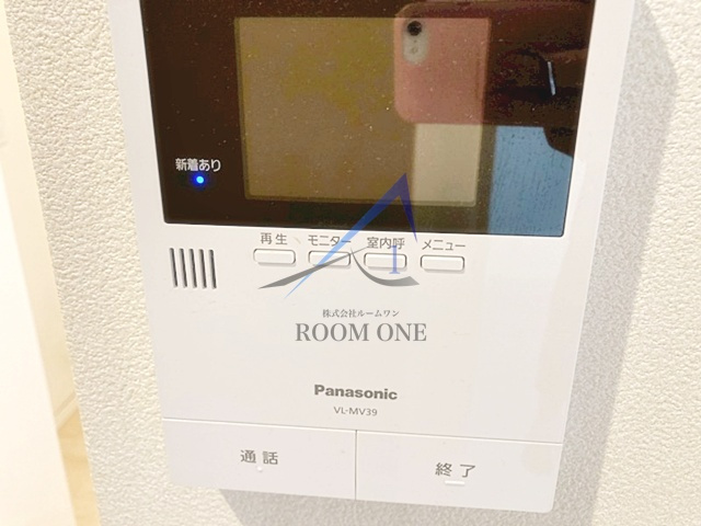 プレミール柿の木坂アネックスのセキュリティ|モニター付きインターホンです。