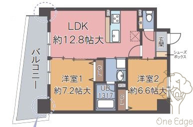 クラヴィエ西梅田の間取り