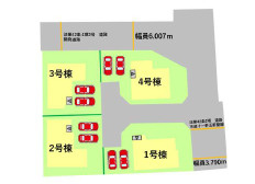 菊陽町大字原水4期の区画図