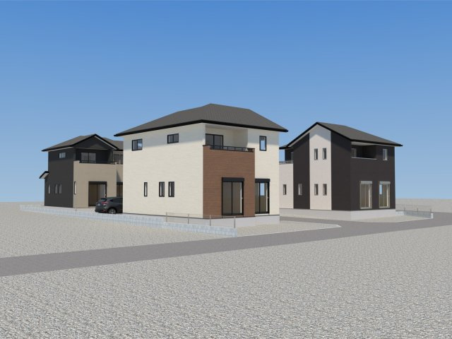 菊陽町大字原水4期の外観パース