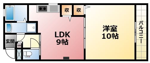 メープル甲子園の間取り