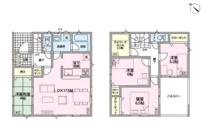 【間取り】 | 名古屋市守山区大字中志段味字古山田2592『仲介料無料』新築戸建て | 1号棟