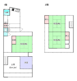 【間取り】 | 山野邸戸建兼貸店舗