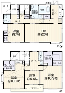 【間取り】 | 【リフォーム戸建て/駅まで徒歩8分】