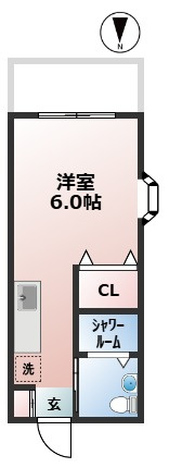 MINIMUM　内装リフォーム中　角部屋　南向きの間取り