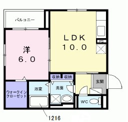 アジュール千川の間取り|間取りです。