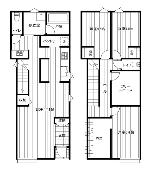 【間取り】 | セイラタウン東区下江津3丁目