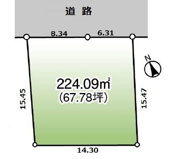 若葉区小倉台7丁目　土地の画像