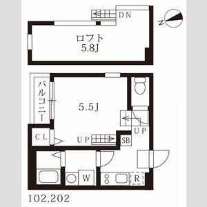 【間取り】 | ハーモニーテラス野並