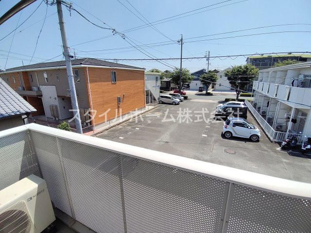 サンコーポ山田　Eの展望|バルコニーからの展望です。