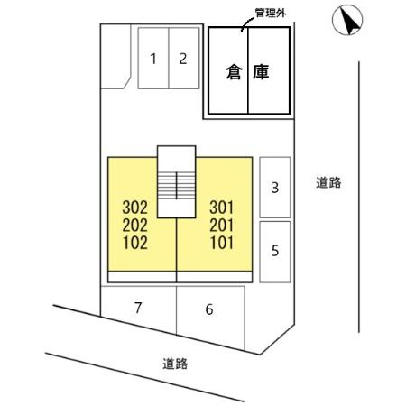 【駐車場】 | エスペランサＣ