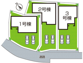 【区画図】 | リーブルガーデン野洲市冨波甲３期　３号棟