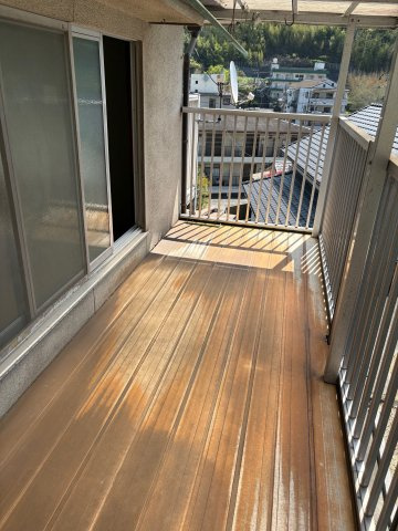 田頭貸戸建てのバルコニー