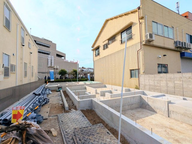 葛飾区亀有４丁目の新築戸建の外観|～現地外観写真～