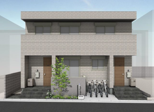 三鷹市下連雀６丁目の賃貸マンションの外観パース
