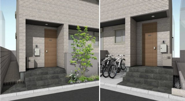 三鷹市下連雀６丁目の賃貸マンションの外観パース
