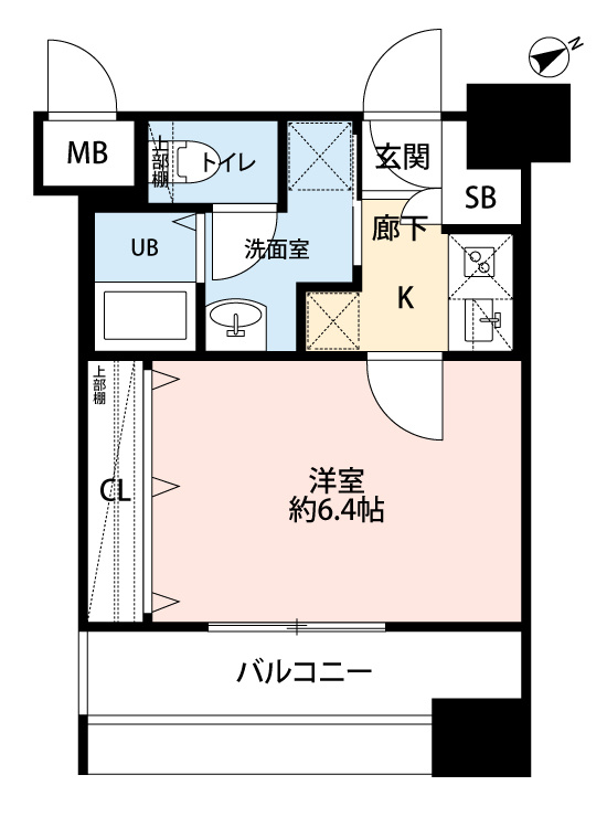 ラ・メゾンドサヴォイ　7階の間取り