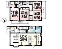 栗東市綣　分譲2区画1号棟の画像