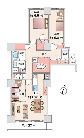 アルーサ北与野ノースピア上落合2号棟