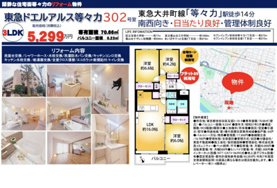 【その他】 | 東急ドエルアルス等々力　仲介手数料無料＋15万円現金プレゼント中